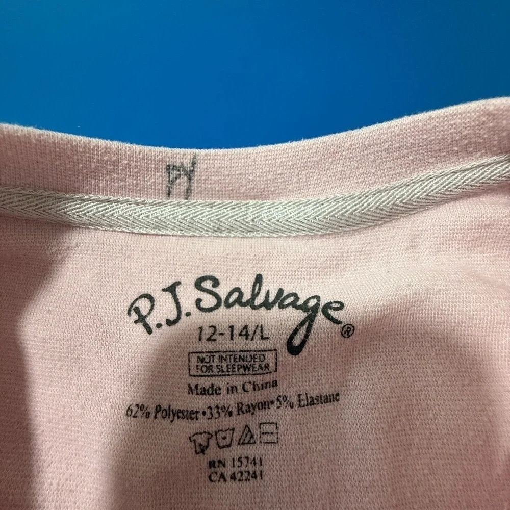PJ Salvage Girl’s Pajamas Set. Excellent Condition. Size 12/14